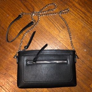 black clutch or crossbody